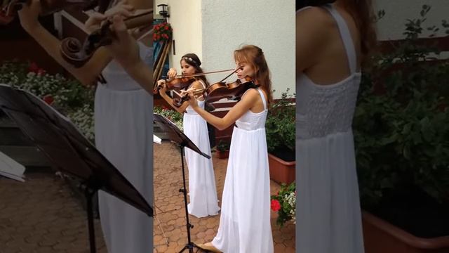 Дуэт скрипачек Viktoria, музыкальное сопровождение торжества. Сартори Time To Say Goodbye