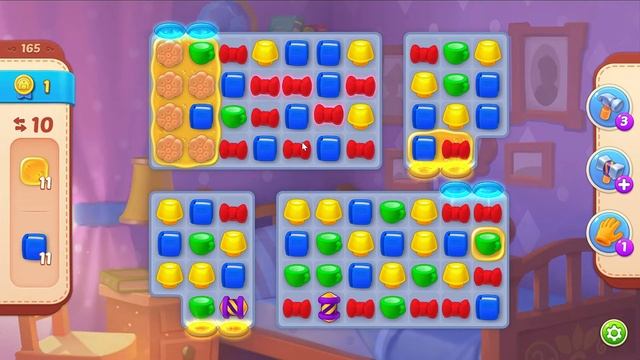 Homescapes level 165 - 17 Moves No Boosters ? Gameplay Walkthrough Playrix