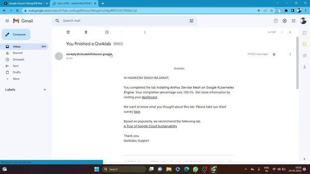 MongoDB Challlenge 2023 || Win Free Swags||google Cloud 2023