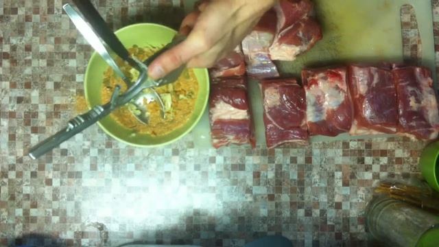 Копчение мяса  часть 1 засолка
