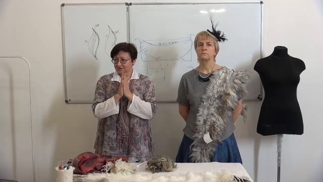 Т.Хохлова о диких шарфах.. Выступление на Лаборатории в студии Шкатулочка