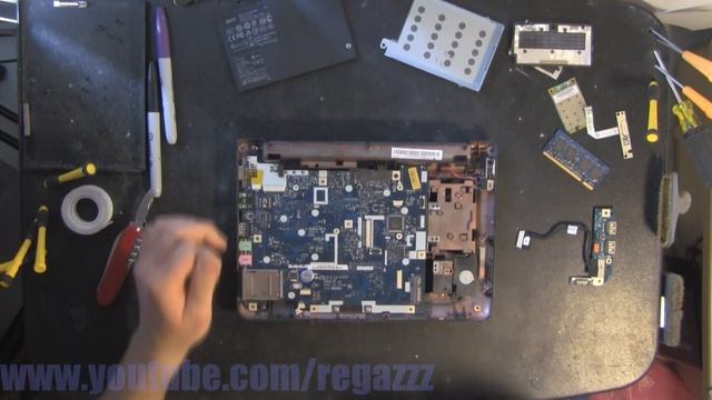 ACER KAV10  Take Apart Video, Disassemble, How To Open Disassembly
