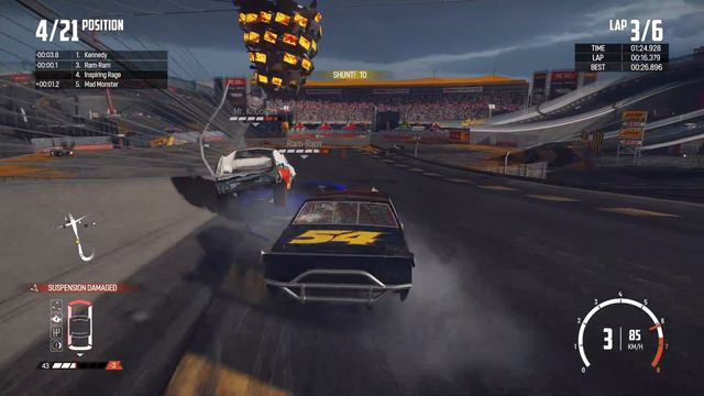 4k60 Wreckfest Series X Upgraded, Wrecknado, Banger Race