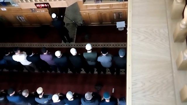 Очень красивое чтение Ибрагима Халилова в мечети на улице Агасиева