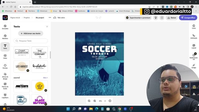 Um Concorrente A Altura Do Canva? Conheça O Adobe Creative Cloud Express Editor De Templates Online