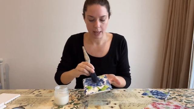 How To Decoupage Ceramic Coasters | Easy Decoupage Tutorial