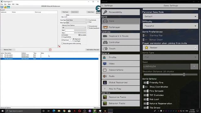 Minecraft FORCE SHOW COORDINATES On SERVERS Hack With Cheat Engine! (Tutorial)
