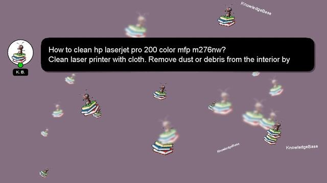 SOLVED HOW TO CLEAN HP LASERJET PRO 200 COLOR MFP M276NW?