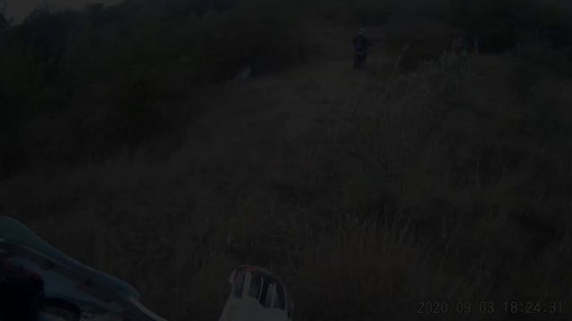 HONDA CR125R.Прохват по лесу ,курва горка  03 09 2020