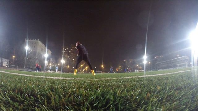 13.03 Тренировка. Удары, вид из ворот.