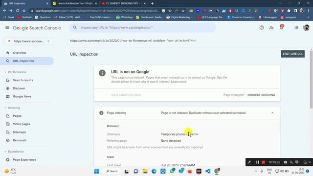 How To Fix Duplicate Without User-selected Canonical ||duplicate Without User-selected Canonical