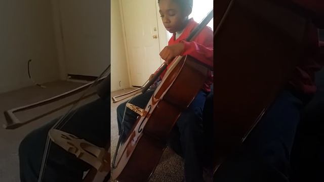 Marquel 1st Time On Cello. Aeon