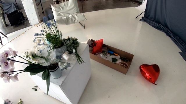 Фотосессия с цветами