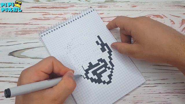 KFC Полковник Сандерс логотип кфс -РИСУНКИ ПО КЛЕТОЧКАМ - PIXEL ART