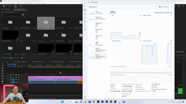 DON'T DO IT! Ryzen 7950x + Radeon 7900 XTX In Premiere Pro | Video Editing Performance Test