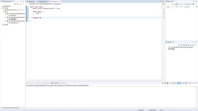 Pong Game In Java - Part 2
