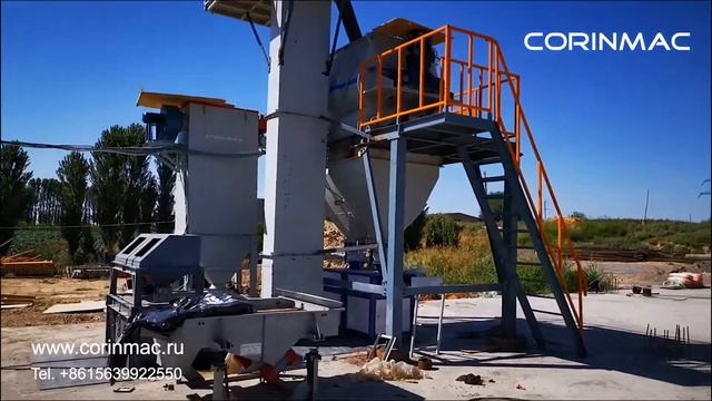 Линия по производству сухих смесей 5-10тонн в час