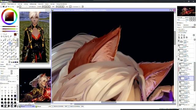 SpeedPaint SAI + Photoshop By Eluvian 2022   Realistic #4