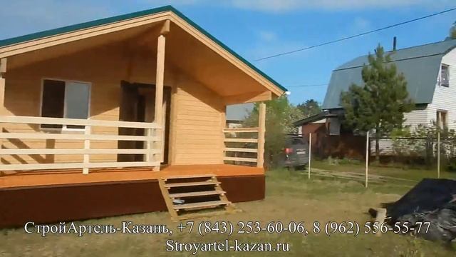 Клееный брус под ключ. Строительство дома Казань. Обзор