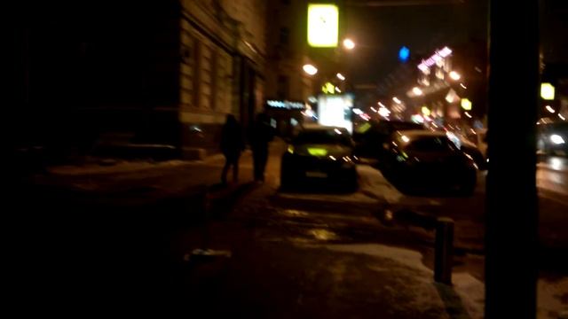 Камера LG Optimus G ночью (camera Test At Night): пример видео