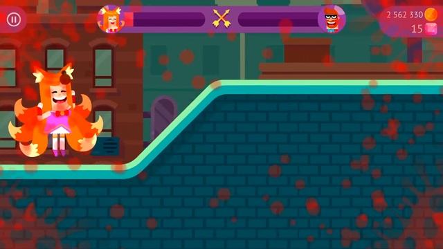 KITSUNE - Bowmasters - ALL TOURNAMENT - Walkthrough NEW Character