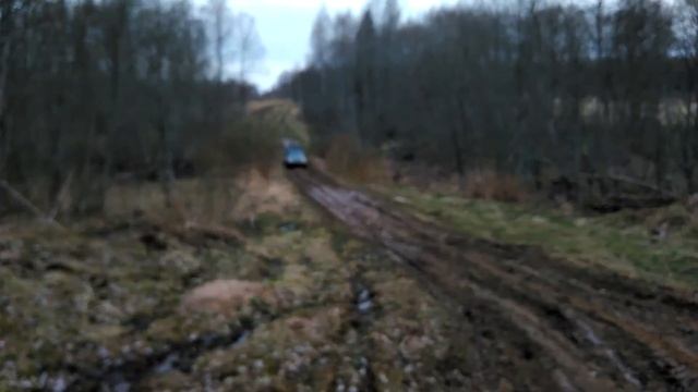 Паджеро 4 в глиняную горку