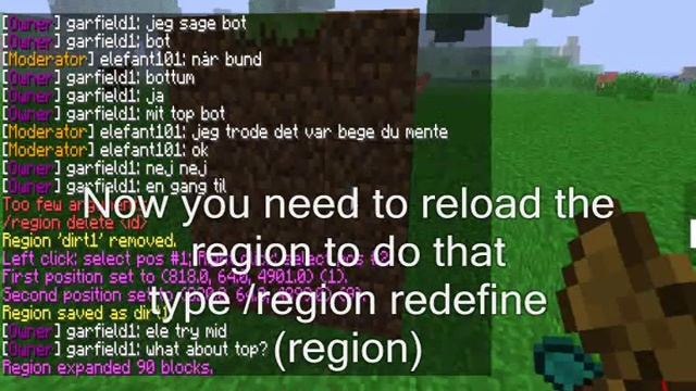 How To Create A Region Using WorldEdit In Minecraft