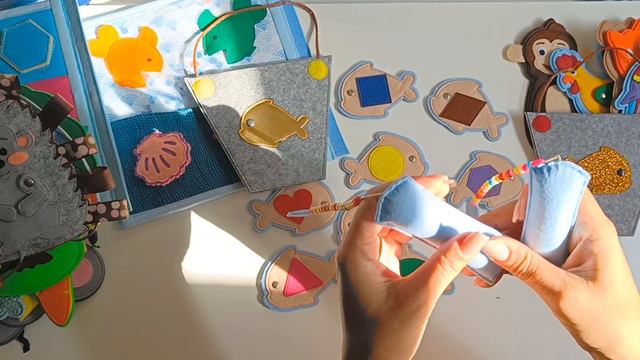 Мягкая развивающая книжка игрушка ✓50