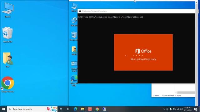 Configure And Download Office 2019/2021/O365 With ODT And Install It With Script