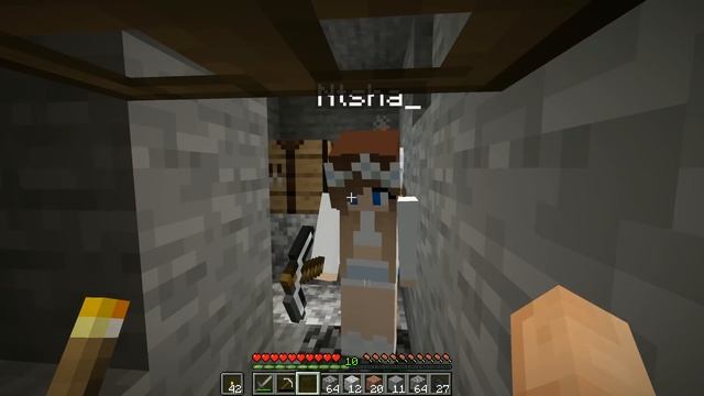 1.14 ВЫЖИВАНИЕ #2 / ПЕРВЫЕ АЛМАЗЫ! - ПОХОД В ШАХТУ / МАЙНКРАФТ