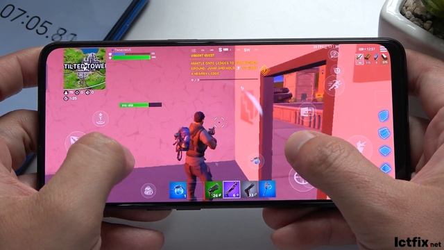 Oppo Reno7 4G Test Game Fortnite Mobile