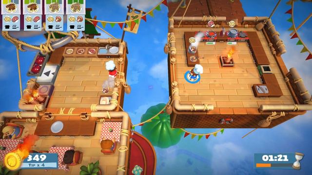 [OverCooked! 2] CO-OP #3 (2-Player) | ทำอาหารในเหมือง ระวังตกเหว ?