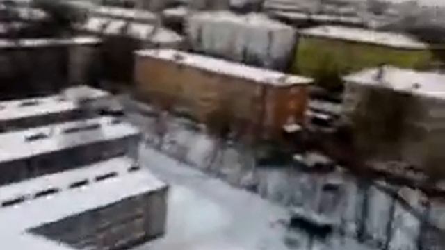 Дед Мороз в окно! Альпинист
