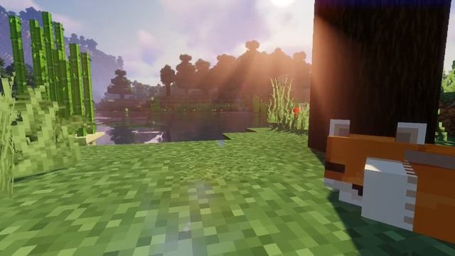 Sleeping Fox In A Taiga | Relaxing Landscapes | Minecraft 1.18 Ambiance