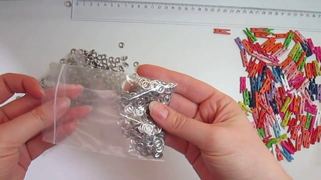 UNBOXING люверсы и прищепки  Посылка с Aliexpress для рукоделия