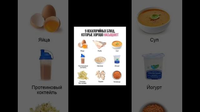 Низкокалорийные блюда для насыщения