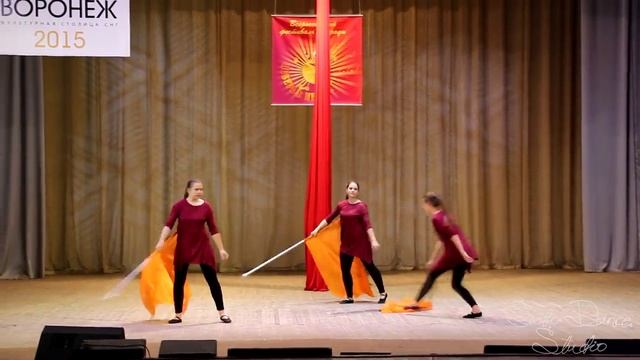 ДК Машиностроителей 28 11 15, Танец с флагами