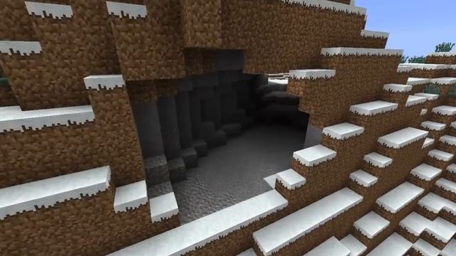 Minecraft сид - Снежные горы