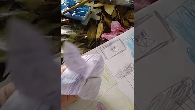 Я на даче||моя сестрёнка Уля. Весёлые бумажные игрушки|| мультик. Странная семейка монстриков.