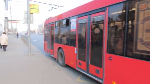 Автобус Маз 203.069 в Казани на маршруте №33 на Океане 24.04.2022