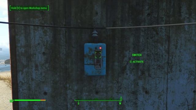 Fallout 4- How To Use A Terminal With Powered Door - Wasteland Workshop