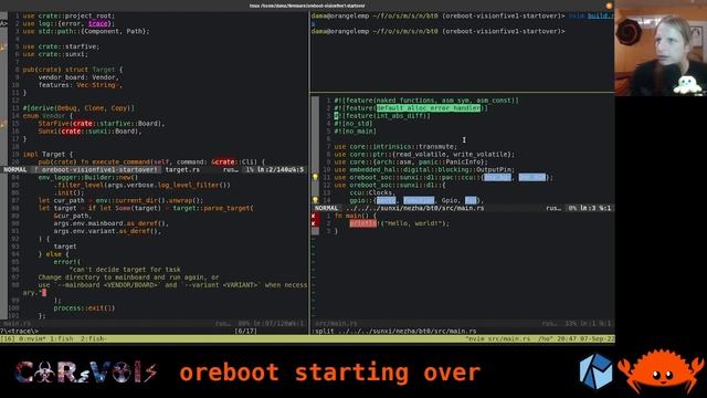 Oreboot On VisionFive 1 012: Oreboot Starting Over