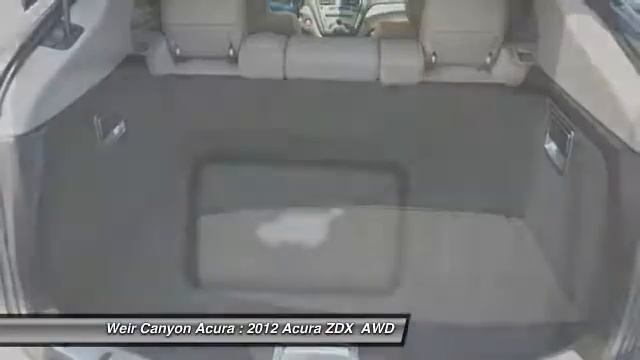 2012 Acura ZDX Anaheim CA 00107831