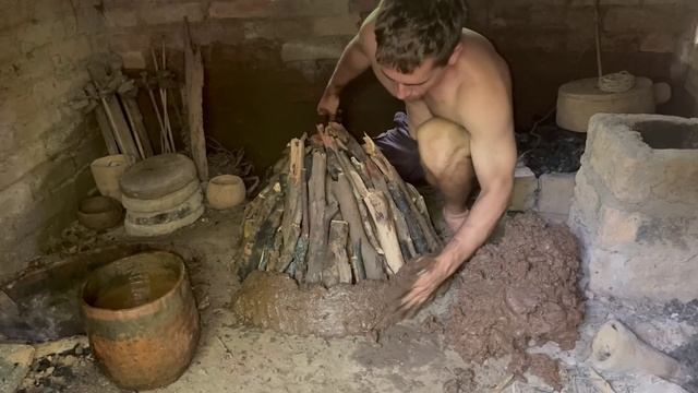 Примитивная технология изготовления древесного угля (3 различных способа