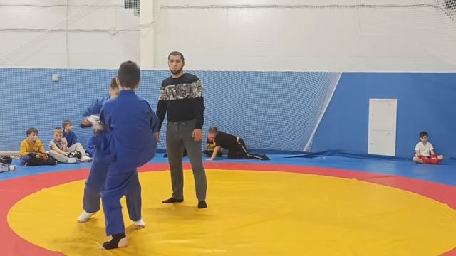 Я с Андрюхой на тренировке!