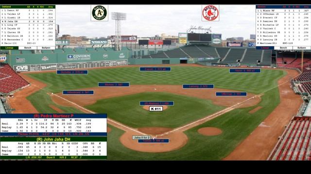 2001 MLB Replay: Oakland At Boston