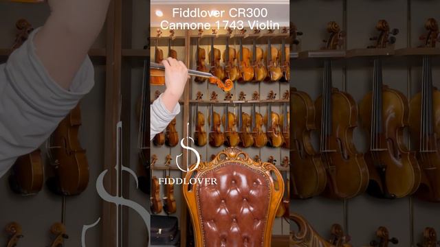 World Famous Violin Cannone 1743 Violin Copy, Fiddlover CR300, $3199