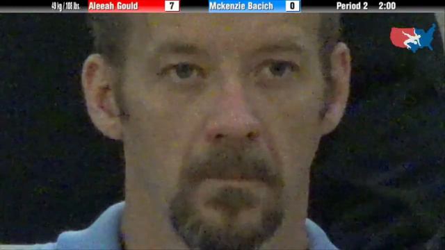 FILA Cadet 49 Kg / 108 Lbs. - Aleeah Gould Vs. Mckenzie Bacich