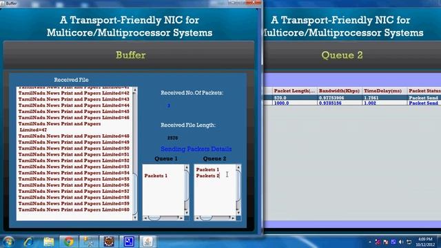 A Transport Friendly NIC For Multicore Multiprocessor Systems In Java