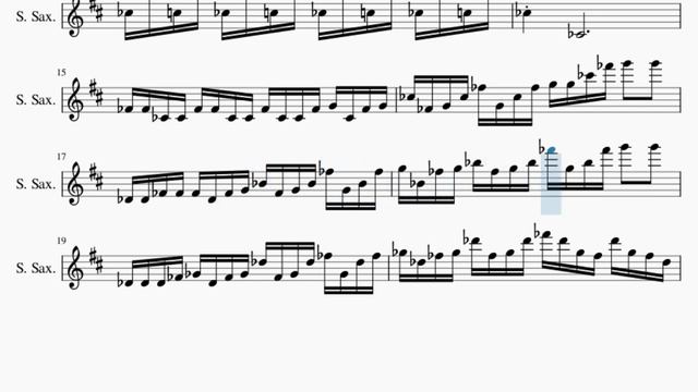 Soprano Sax Sheet Music: How To Play Moonlight Sonata 3rd Movement (Teppei Okada Violin Cover)